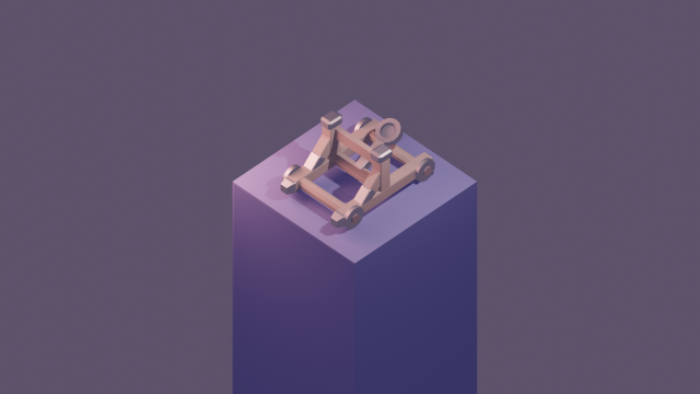 Catapult Modeling Modello 3D .c4d .max .obj .3ds .fbx .stl .blend 