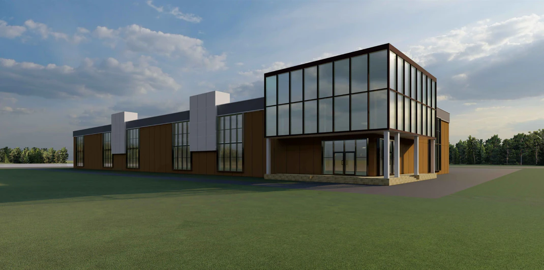 Factory industrial building 3D Model .c4d .max .obj .3ds .fbx .stl .blend 