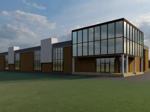 Factory industrial building 3D Model