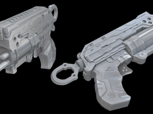 REVOLVER NERF Model 3D