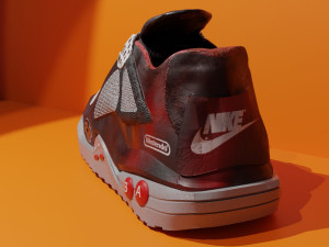RETRO NIKE NINTENDO 3D Model