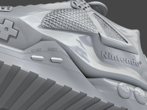 RETRO NIKE NINTENDO 3Dモデル