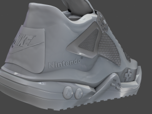 RETRO NIKE NINTENDO 3Dモデル