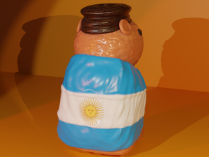 CARPINCHO MATE ARGENTO 3D Print Model