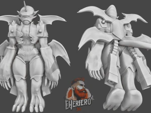 DIGIMON - PAILDRAMON LEDRAMON 3D Model