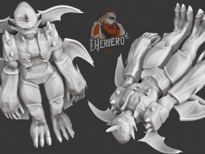DIGIMON - PAILDRAMON LEDRAMON 3D 모델