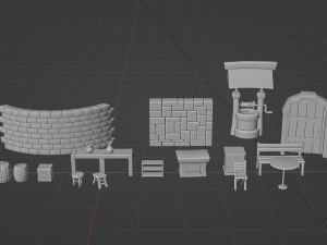 Game Props Collection Modelo 3D