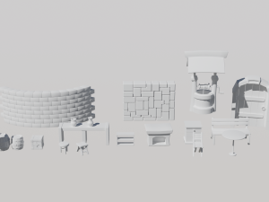 Game Props Collection Modelo 3D