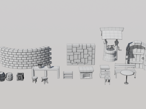 Game Props Collection Modelo 3D