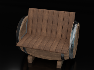 Barrel Chair 3Dモデル
