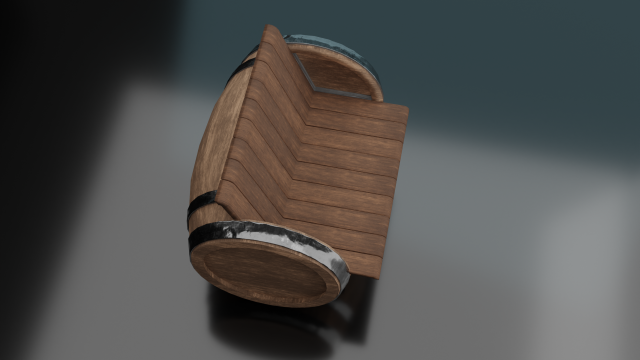 Barrel Chair 3D in 3DExport