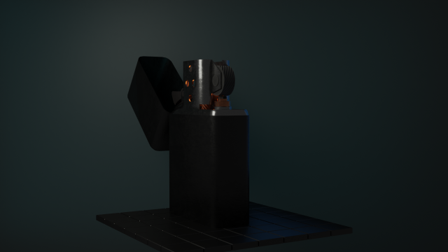 Lighter Modelo 3D .c4d .max .obj .3ds .fbx .stl .blend 