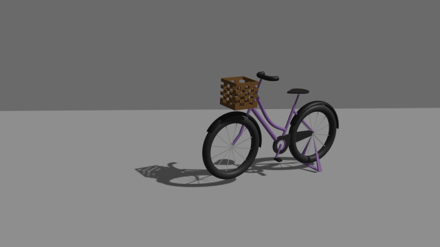 Bicycle 3D 模型 .c4d .max .obj .3ds .fbx .stl .blend 