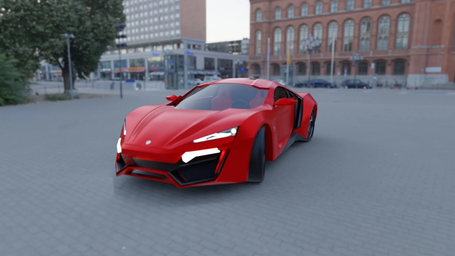 Lykanhypersport 3D Model .c4d .max .obj .3ds .fbx .stl .blend 