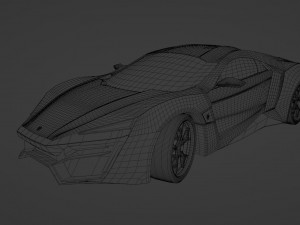 Lykanhypersport 3D Модель
