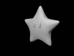 Mario star 3D Model