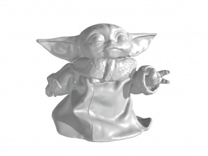 Grogu Baby Yoda the force 3Dプリントモデル