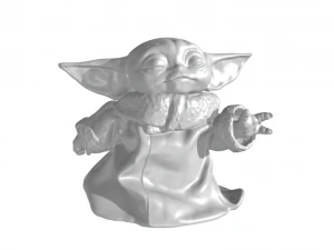 Grogu Baby Yoda the force 3D Print Model