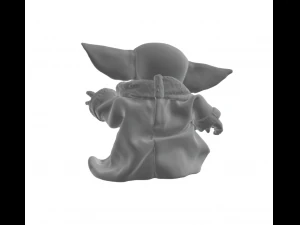Grogu Baby Yoda the force 3D Print Model