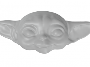 Grogu Baby Yoda head key holder 3Dプリントモデル