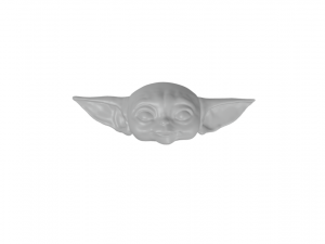 Grogu Baby Yoda head key holder 3D Print Model