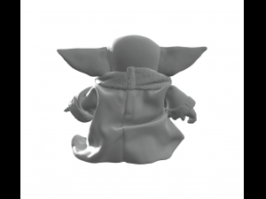 Grogu Baby Yoda 3D Print Model