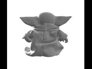 Grogu Baby Yoda 3D Print Model