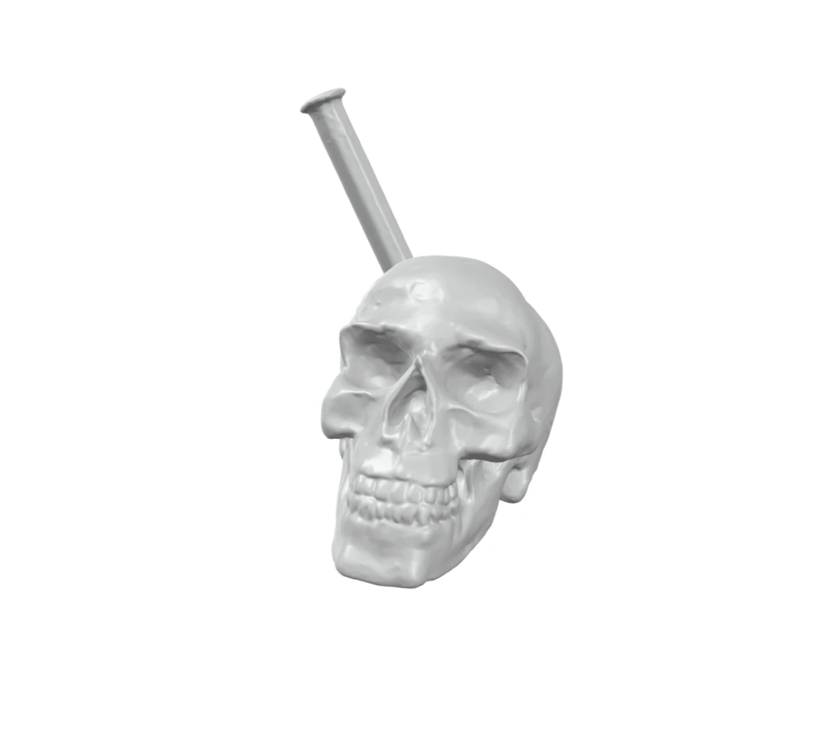Skull Broken 3D Print Model .c4d .max .obj .3ds .fbx .stl .blend