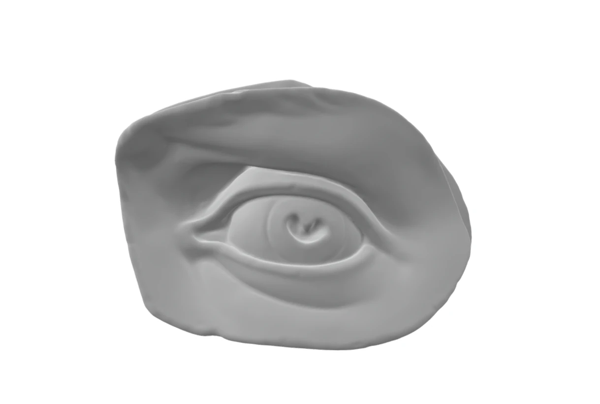 Michelangelos David Eye 3D Print Model .c4d .max .obj .3ds .fbx .stl .blend 