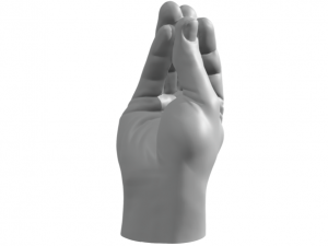 Italian Hand Who Model Cetak 3D