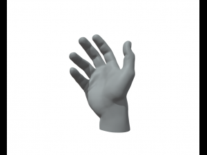 Hand Male 3D Print Model