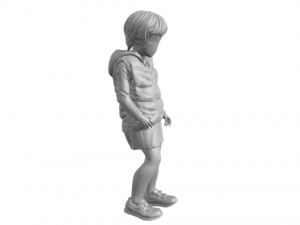 A little girl whose childhood was stolen from the war 3D-Druckmodell