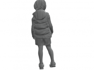 A little girl whose childhood was stolen from the war 3D-Druckmodell