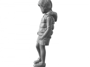 A little girl whose childhood was stolen from the war 3D-Druckmodell