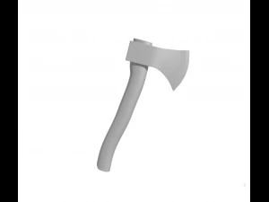 斧手斧チョッパートマホーク包丁アゼ 3Dプリントモデル