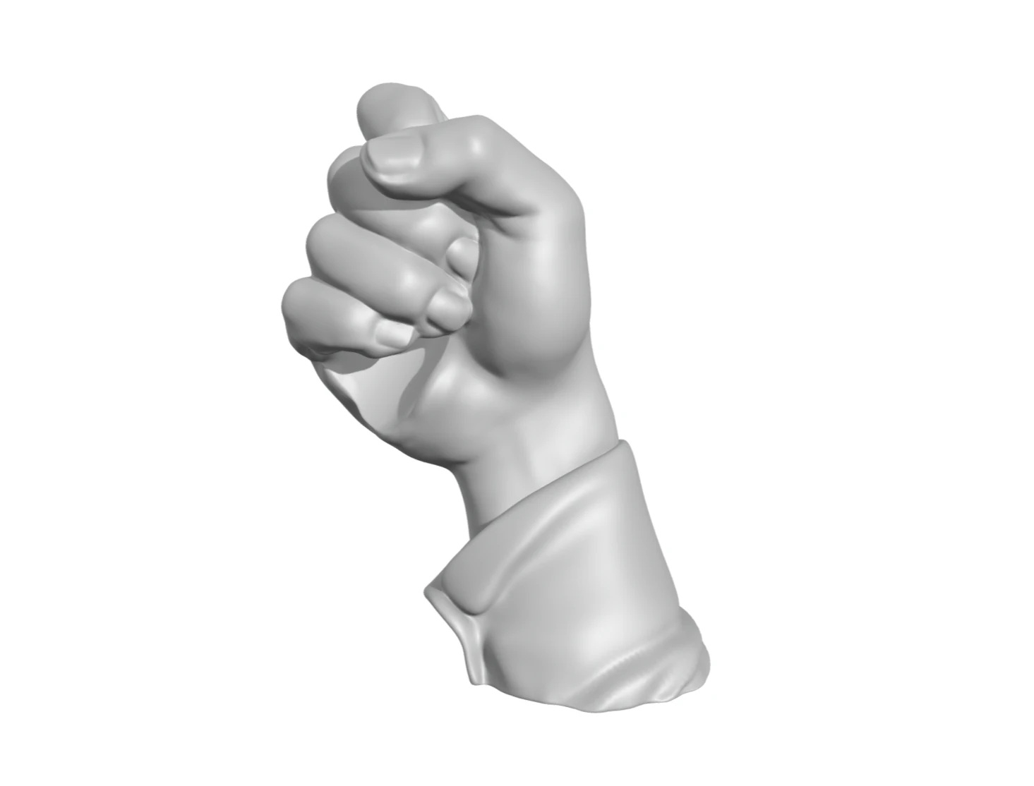 Hand olding 3D Print Model .c4d .max .obj .3ds .fbx .stl .blend