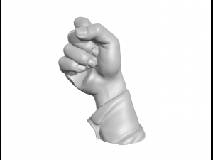 Hand olding 3D Print Model