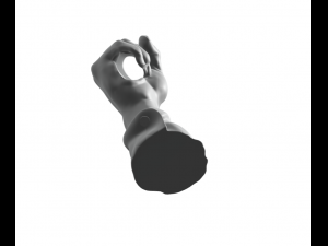 Hand olding 3D Print Model