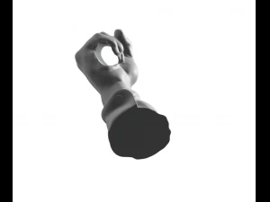 Hand olding 3D Print Model