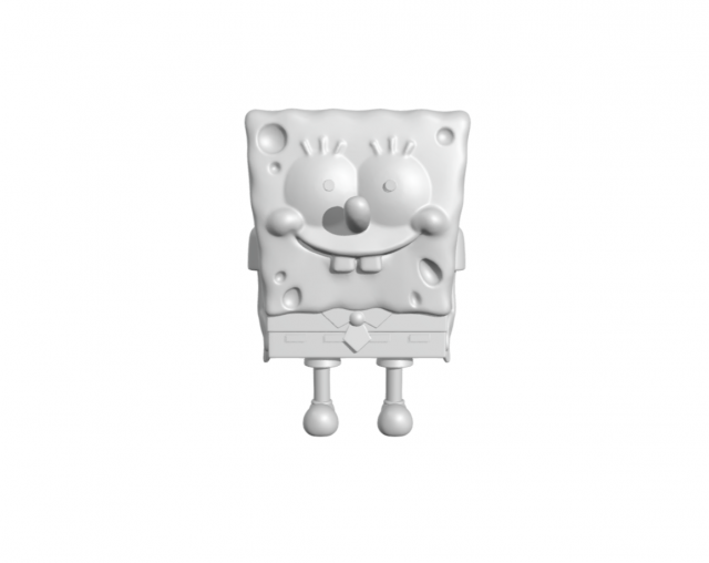 Spongebob Squarepants - Keyholder 3D Print Model .c4d .max .obj .3ds .fbx .stl .blend 