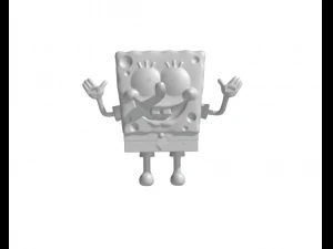 Figurka SpongeBob Kanciastoporty - Zabawka - Nikogo to nie obchodzi Model do druku 3D