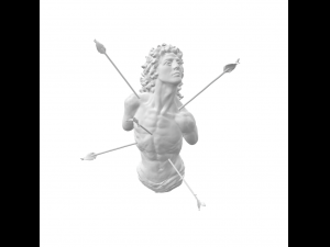San Sebastian 3D Print Model