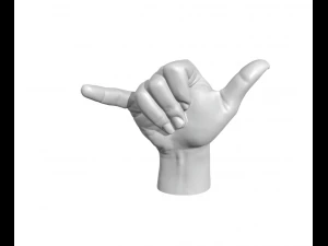 Znak shaka &ndash; ręka zwisająca luźno &ndash; Yo, bracie Model do druku 3D