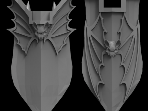 AOS War Hammer Fantasy replacemente icon shield Pack Vampires Modelo de impresión 3D