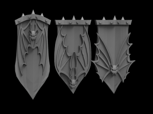 AOS War Hammer Fantasy replacemente icon shield Pack Vampires Modelo de impresión 3D
