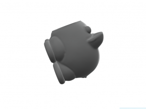 Piggy Bank - pig - money box 3D Print Model