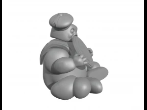 Marshmallow Man Stay Puft gost busters 3D Print Model