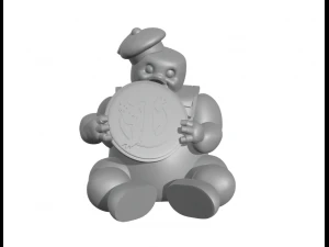 Marshmallow Man Stay Puft gost busters 3D Print Model