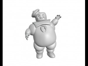 Marshmallow Man Stay Puft 3D Print Model