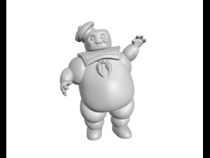 Marshmallow Man Stay Puft 3D Baskı Modeli